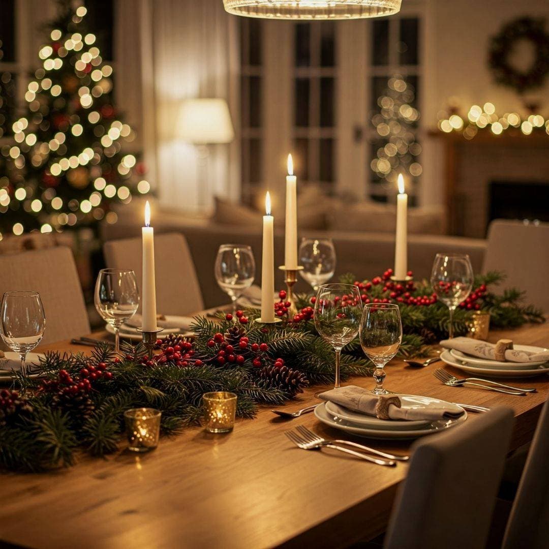 How to Add Sparkle to Your Christmas Dining Table